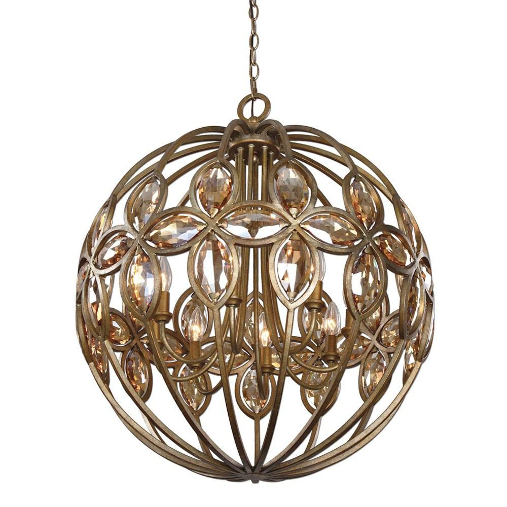 Uttermost Ambre 8 Lights Chandelier