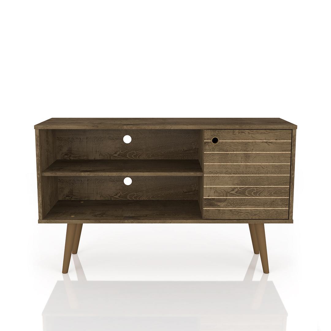 Manhattan Comfort Liberty 42.52" Mid Century - Modern TV Stand with 2 Shelves and 1 Door