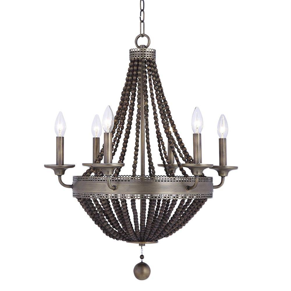 Uttermost Thursby 6 Lights Chandelier