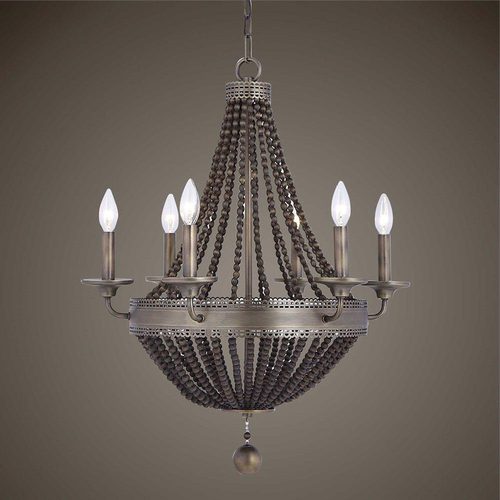 Uttermost Thursby 6 Lights Chandelier