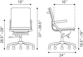 Zuo Lider Plus Office Chair