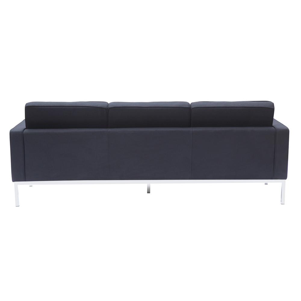 Fine Mod Imports Button Sofa in Wool