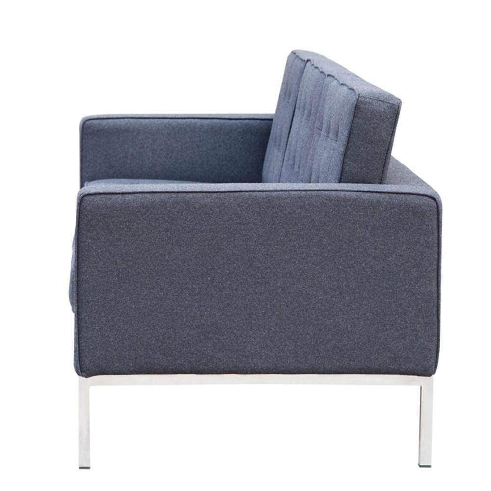 Fine Mod Imports Button Sofa in Wool