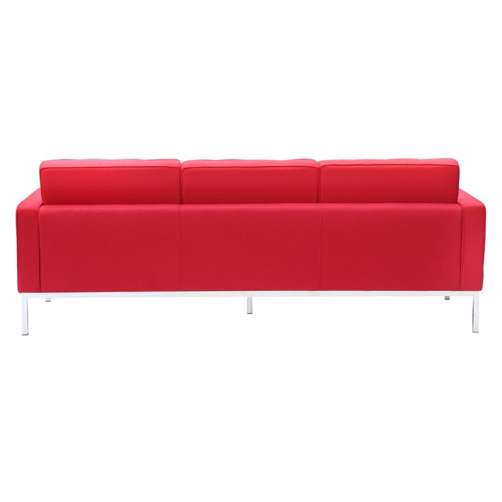 Fine Mod Imports Button Sofa in Wool