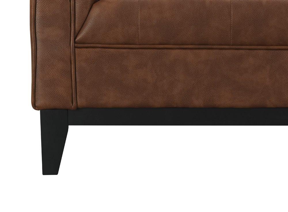 Manhattan Comfort Cadman 1-Seat Camal PU Leather Armchair