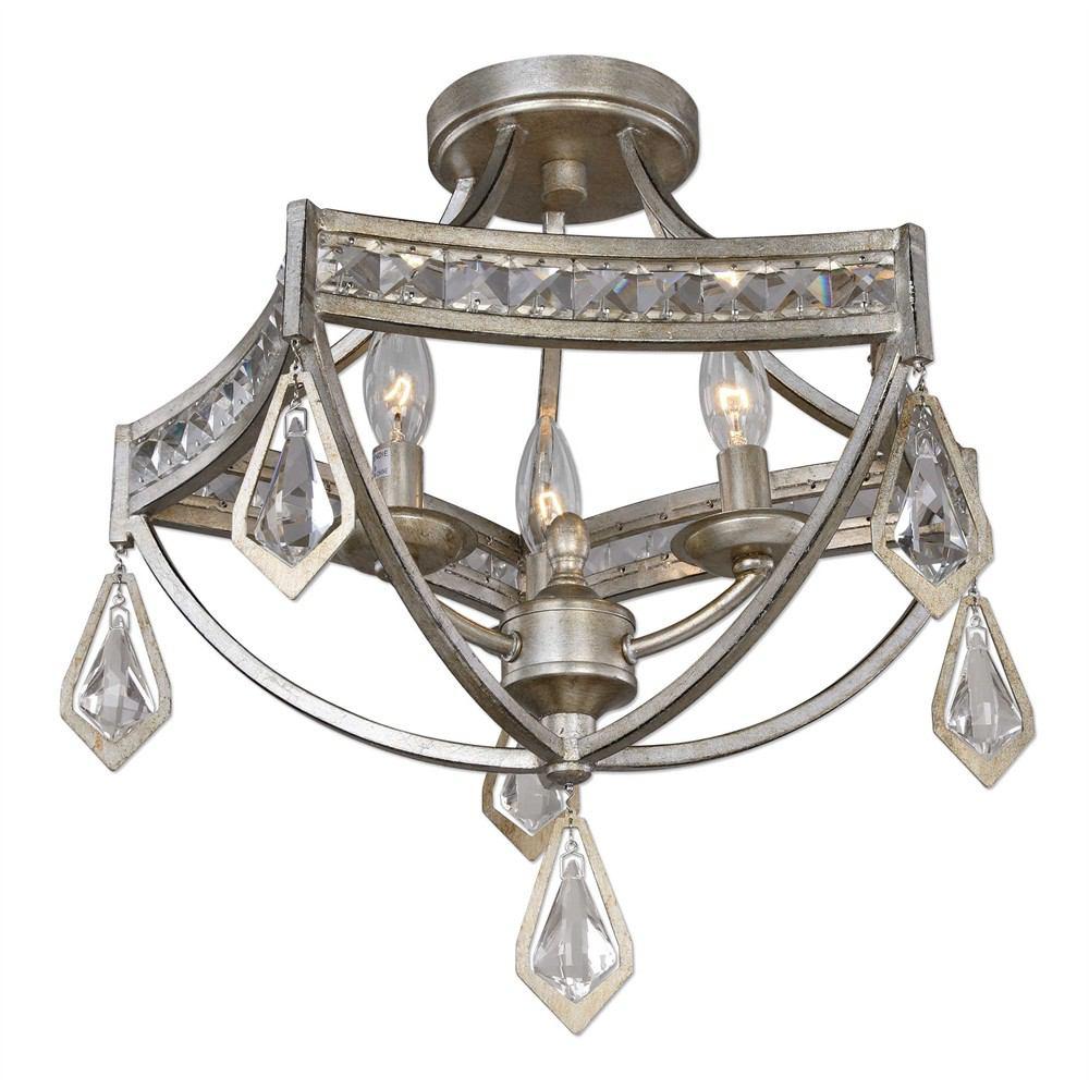 Uttermost Tamworth 3 Lights Semi Flush Mount