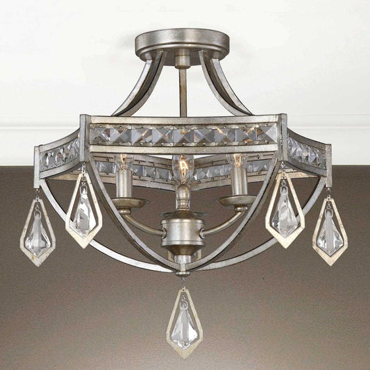 Uttermost Tamworth 3 Lights Semi Flush Mount