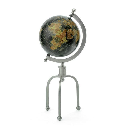 Iron Industrial 3 Leg Stand Globe by GO Home
