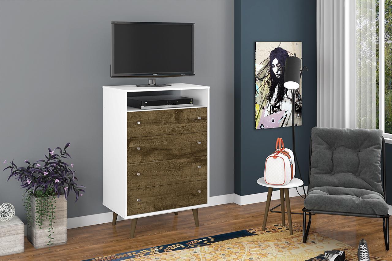 Manhattan Comfort Liberty 4-Drawer Dresser Chest