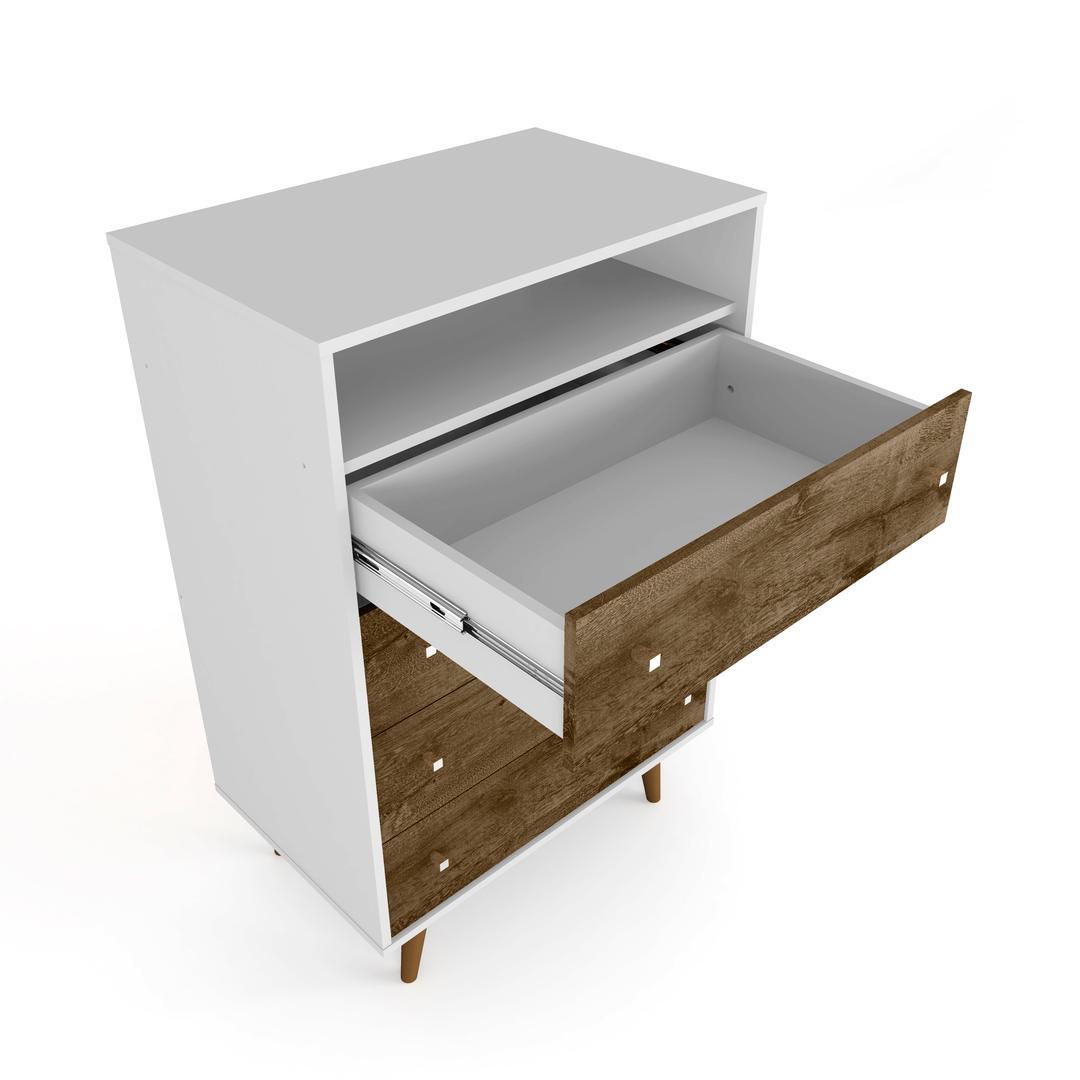 Manhattan Comfort Liberty 4-Drawer Dresser Chest