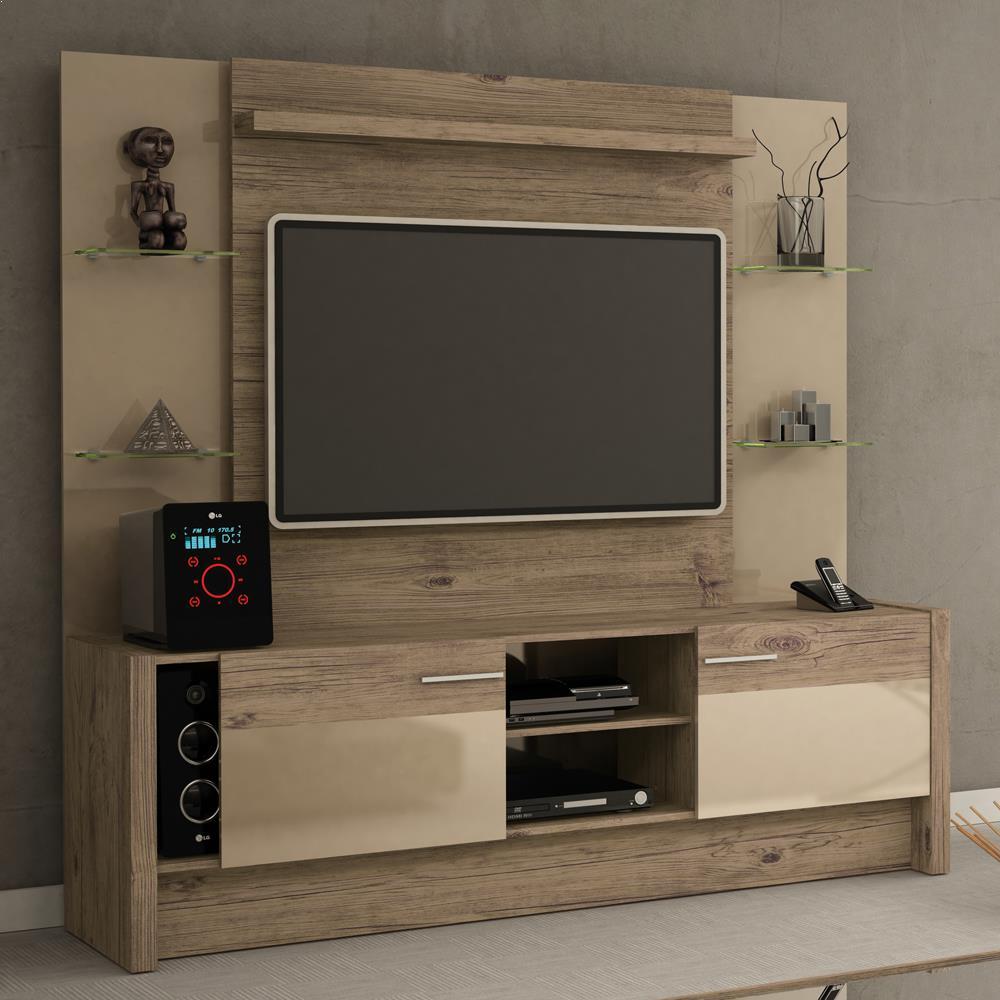 Manhattan Comfort Morning Side Freestanding Theater Entertainment Center - Modish Store