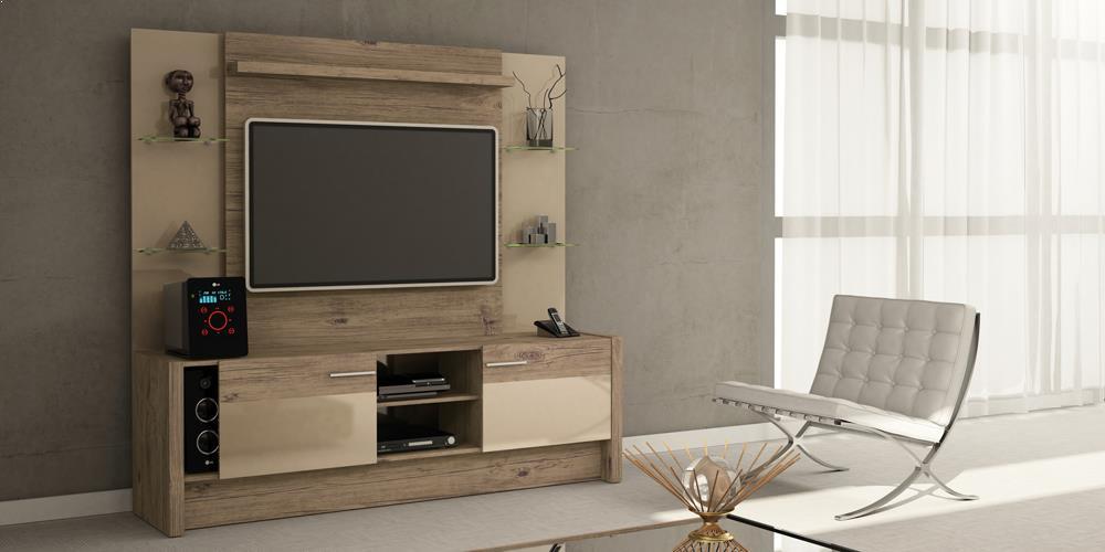 Manhattan Comfort Morning Side Freestanding Theater Entertainment Center - Modish Store