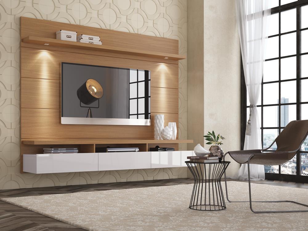 Manhattan Comfort Cabrini 1.8 Floating Wall Theater Entertainment Center - Modish Store