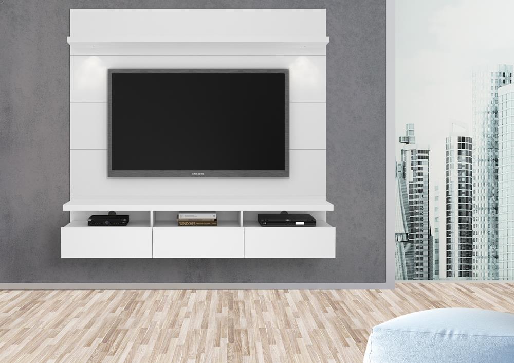 Manhattan Comfort Cabrini 2.2 Floating Wall Theater Entertainment Cente - Modish Store