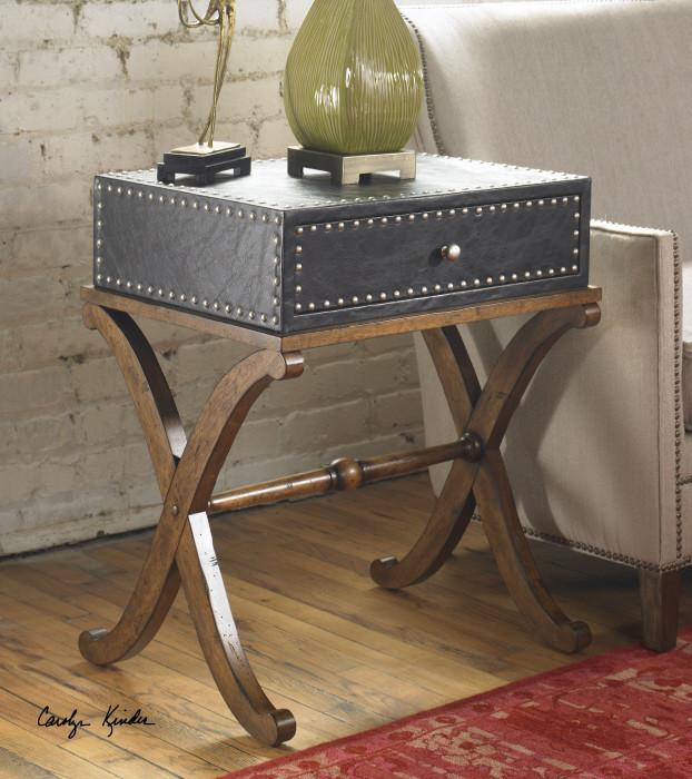 Uttermost Lok Accent Table