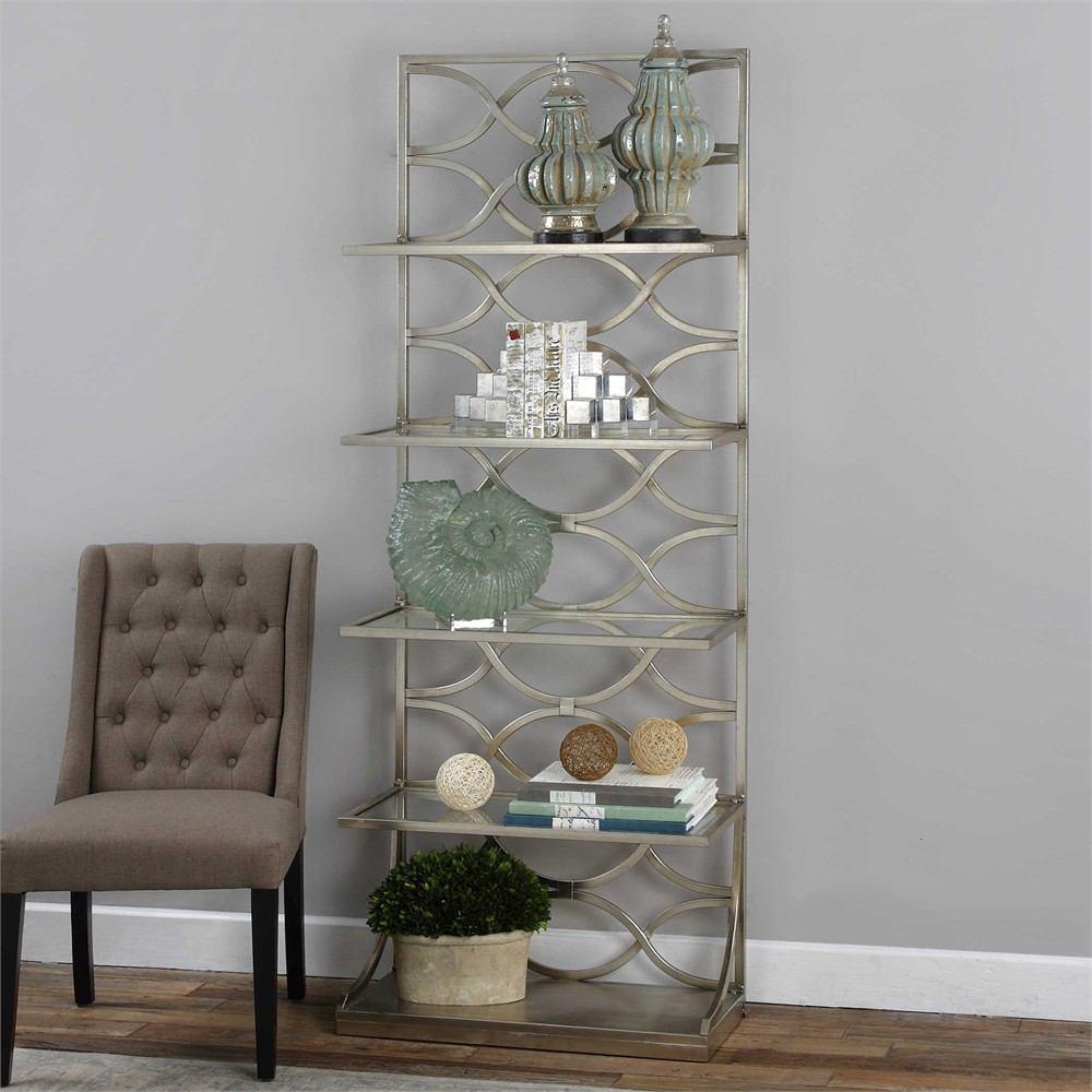 Uttermost Lashaya Etagere Silver