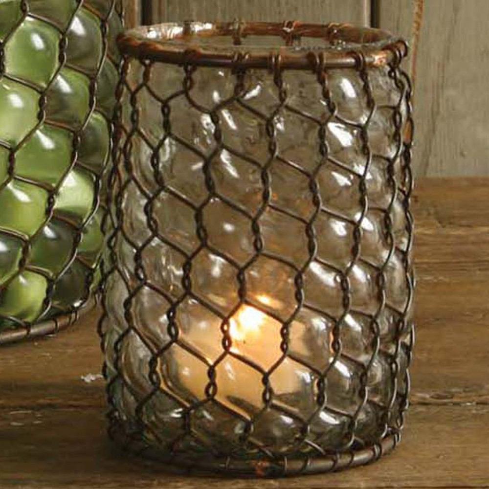 HomArt Vallarta Glass Vase - Rust