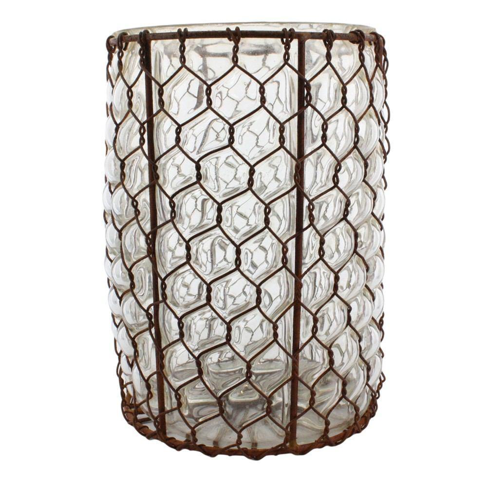 HomArt Vallarta Glass Vase - Rust - Feature Image
