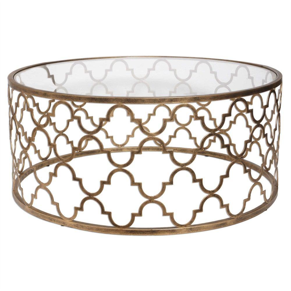 Uttermost Quatrefoil Coffee Table