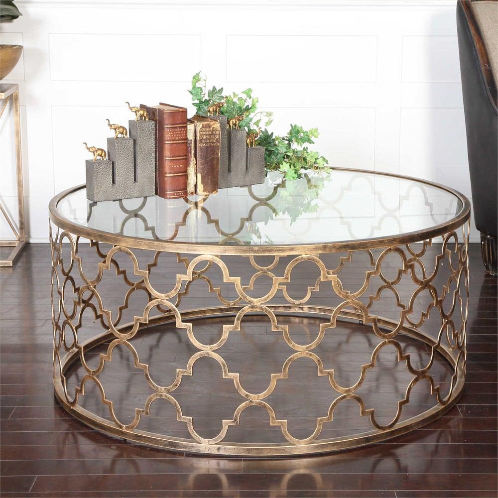 Uttermost Quatrefoil Coffee Table