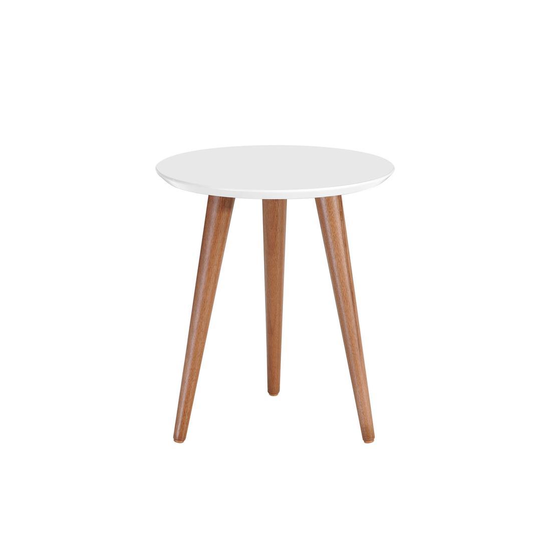 Manhattan Comfort Moore 17.32" Round End Table