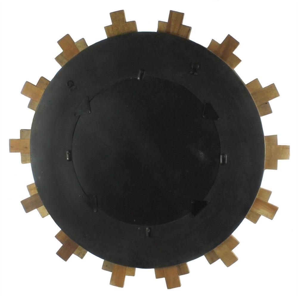 HomArt Sunburst Wood Mirror
