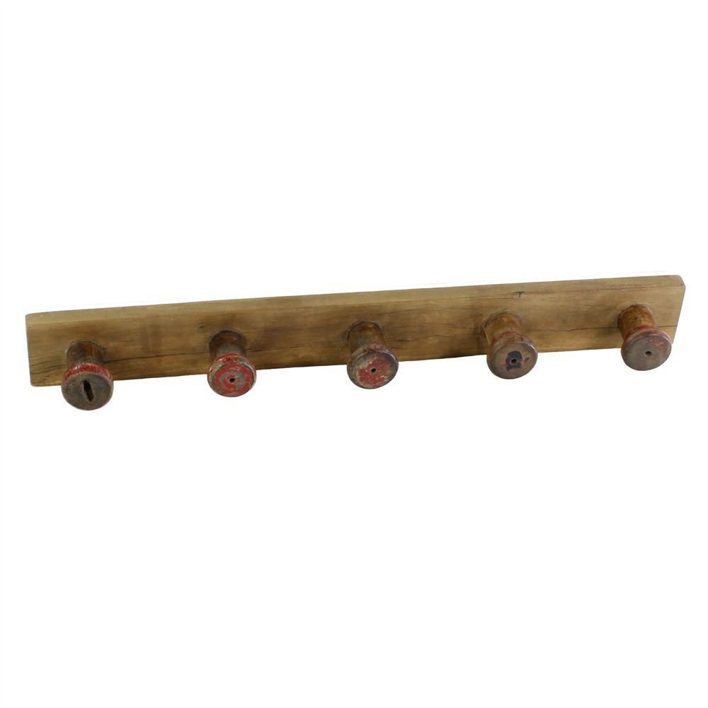 HomArt Piper Wood Spool Peg Rail