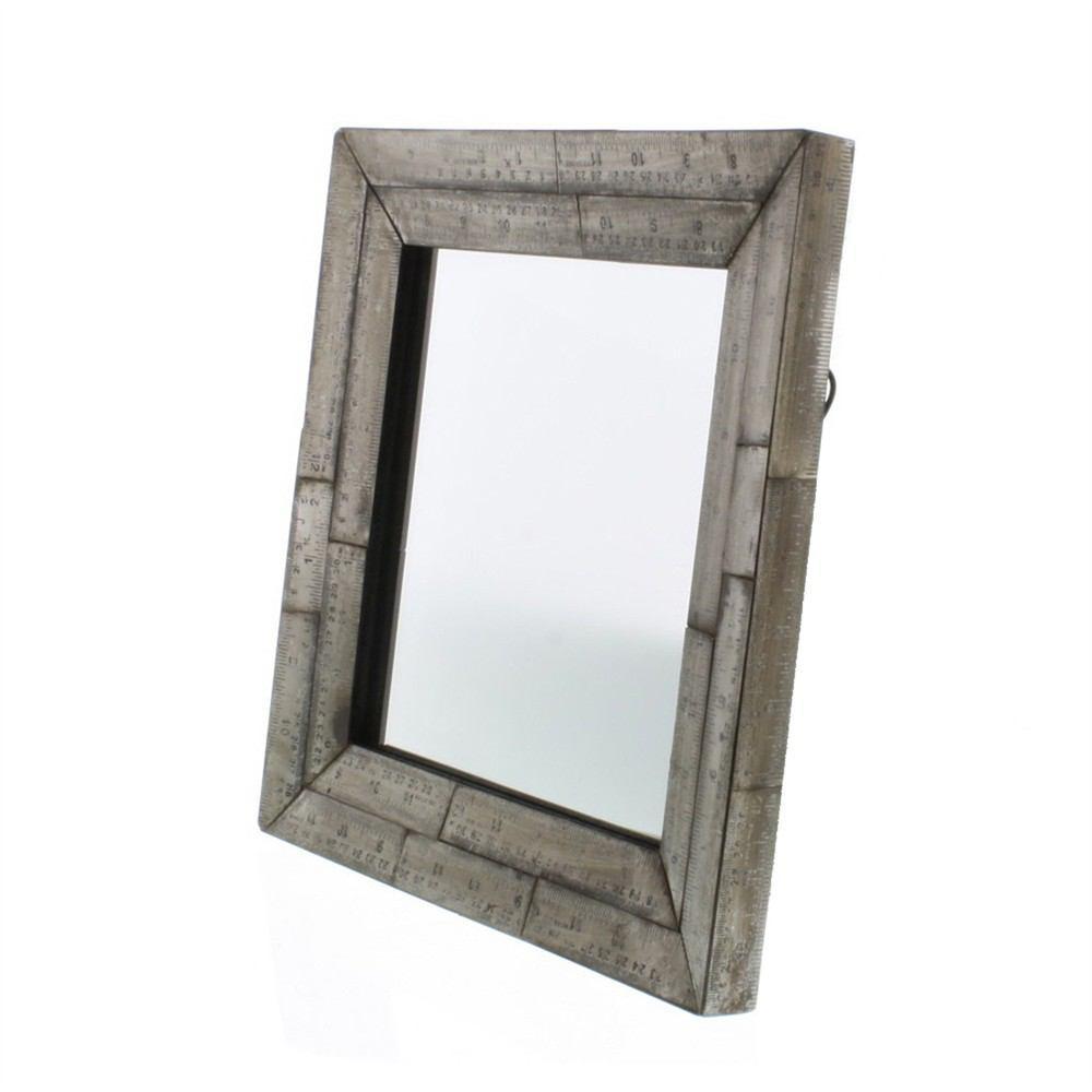 HomArt Metal Ruler Framed Mirror - Small