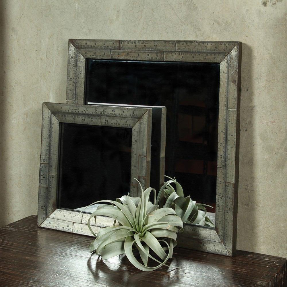 HomArt Metal Ruler Framed Mirror - Small