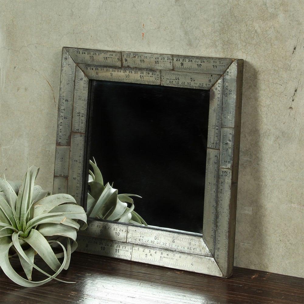 HomArt Metal Ruler Framed Mirror - Small