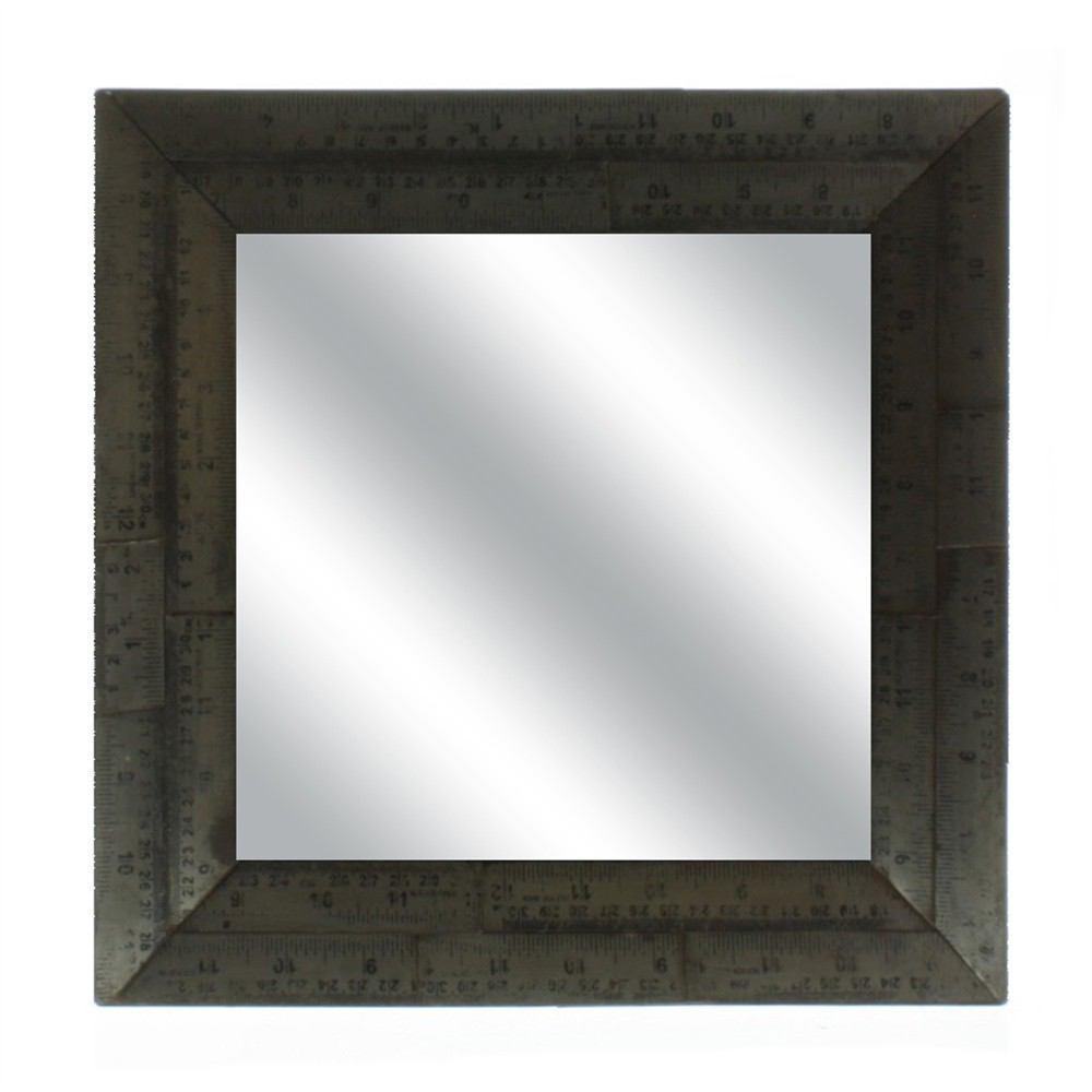 HomArt Metal Ruler Framed Mirror - Small