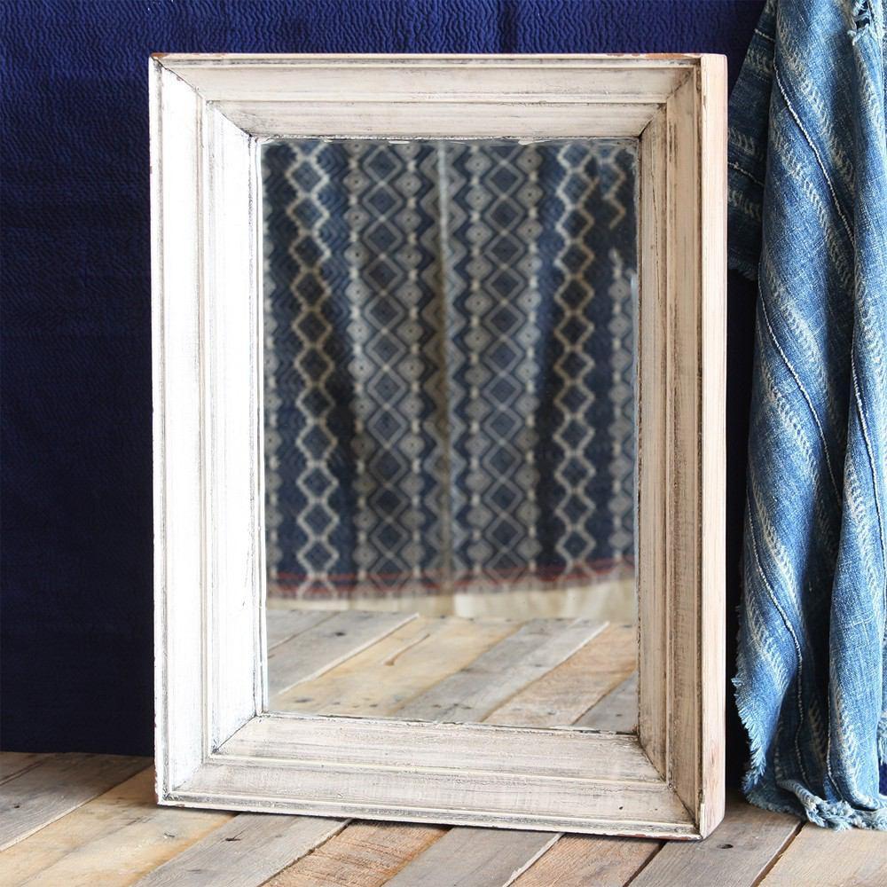 HomArt Argo Wood Mirror - White - Feature Image