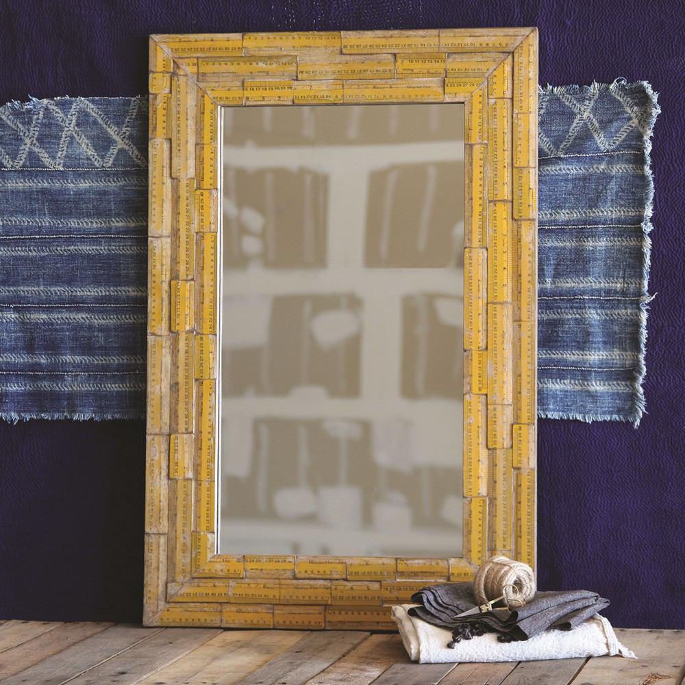HomArt Wood Ruler Mirror - Rect