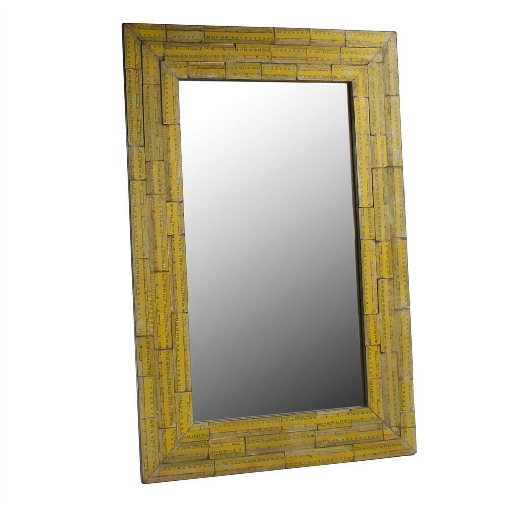 HomArt Wood Ruler Mirror - Rect
