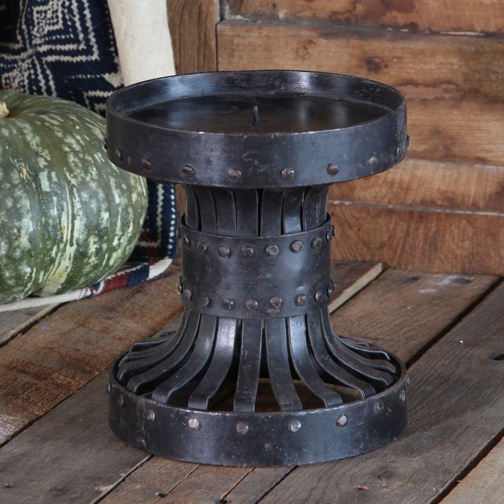 HomArt Raj Iron Candle Stand - Small - Set of 2 - Feature Image