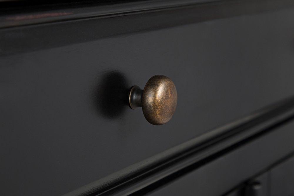 Jofran Craftsman Antique Black Accent Chest