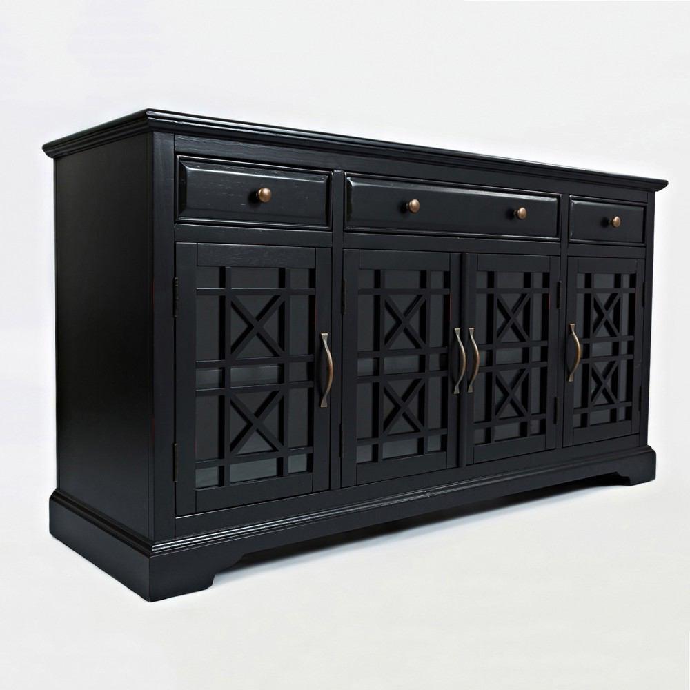 Jofran Craftsman Antique Black 60" Media Unit