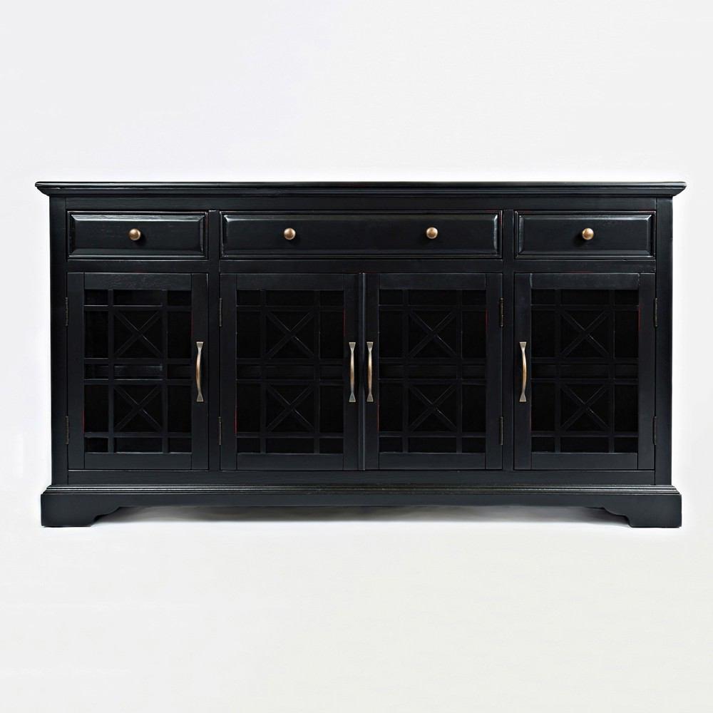 Jofran Craftsman Antique Black 60" Media Unit