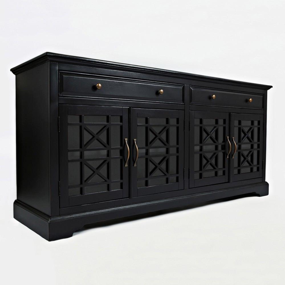 Jofran Craftsman Antique Black 70" Media Unit