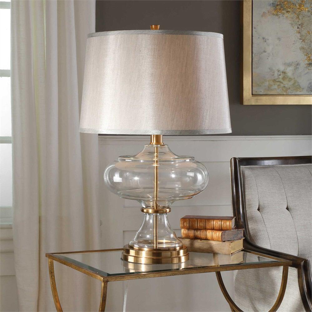 Uttermost Jelani Brass Table Lamp