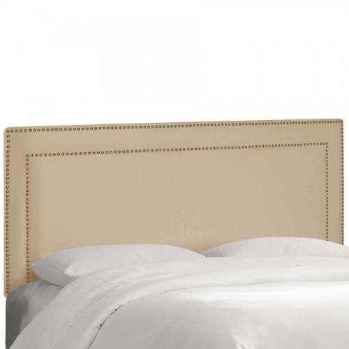 Skyline Furniture California King Nail Button Border Headboard