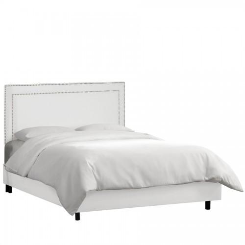 Skyline Furniture Twin Nail Button Border Headboard