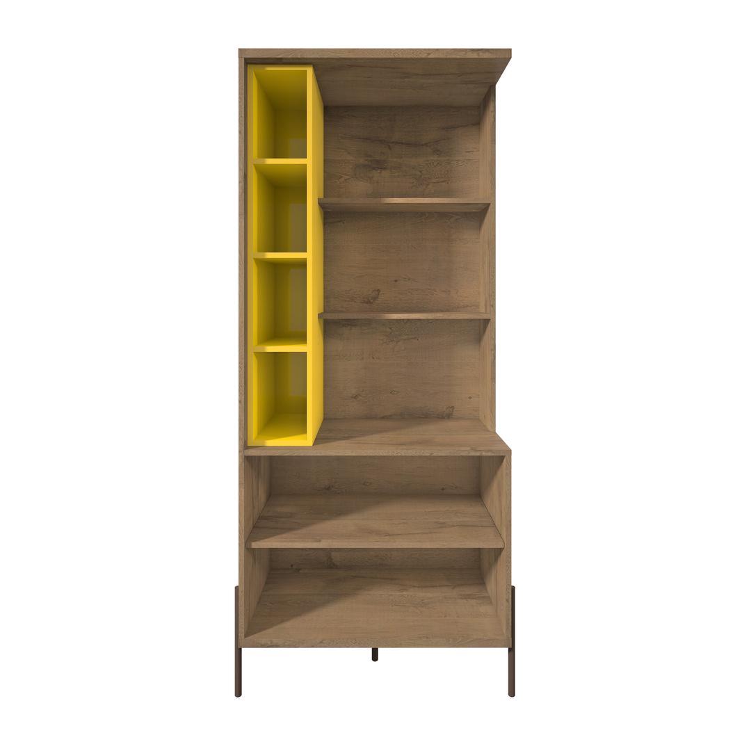 Manhattan Comfort Joy Vanity Jewelry Armoire with Mirror