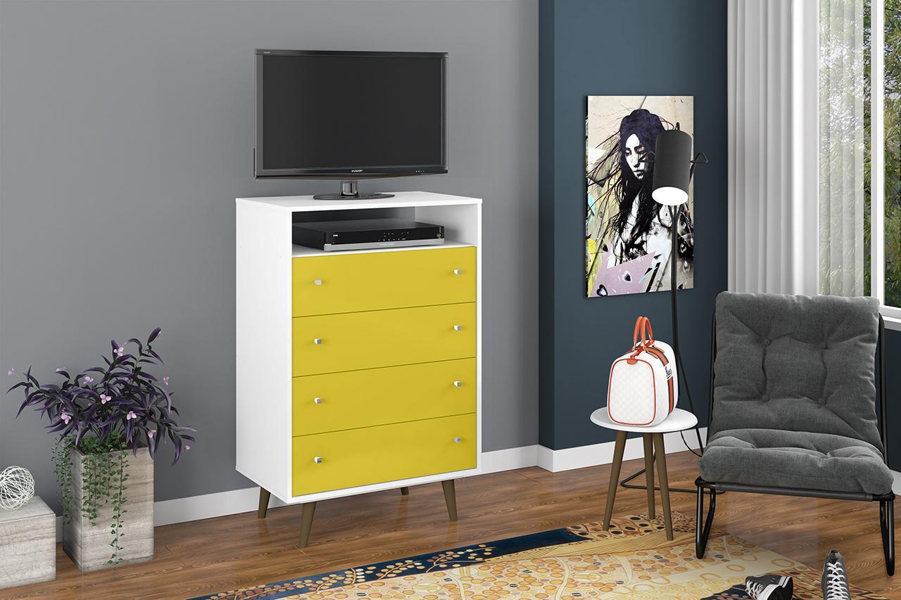 Manhattan Comfort Liberty 4-Drawer Dresser Chest