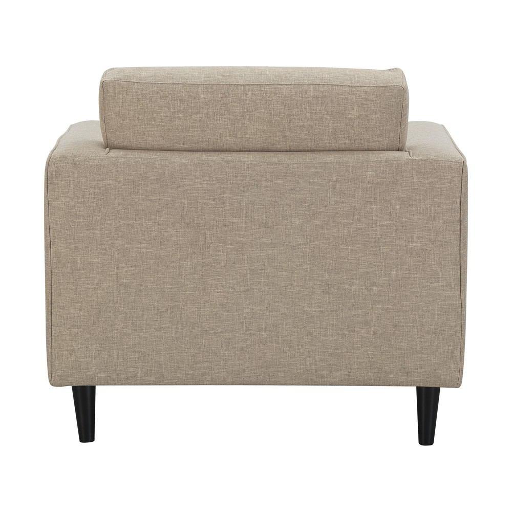 Manhattan Comfort Arthur 3-Piece Tweed 2-Seat Loveseat and 2 Armchairs