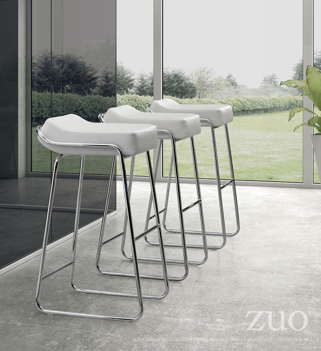 Zuo Wedge Barstool - Set Of 2