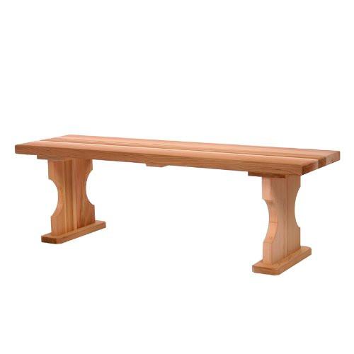 All Things Cedar 4' Backless Bench