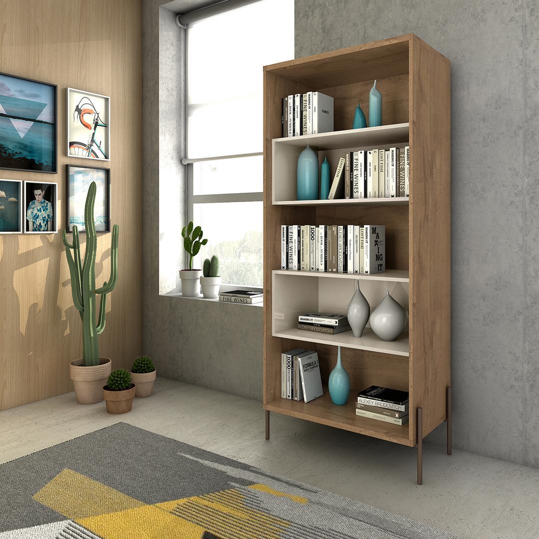 Manhattan Comfort Joy 5- Shelf Bookcase