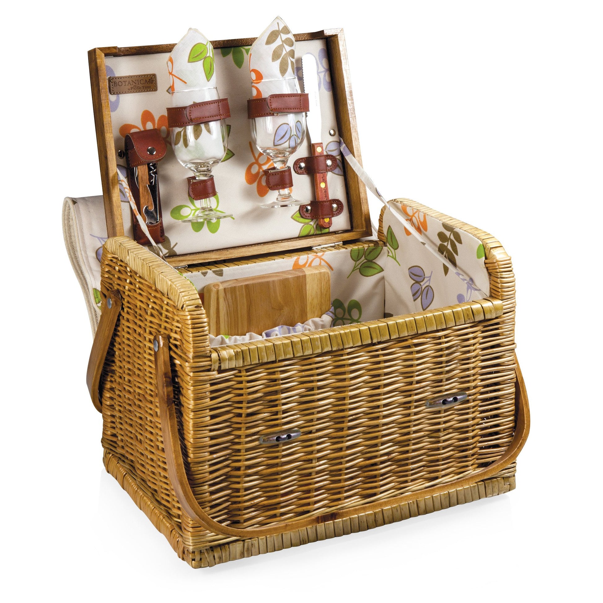 Picnic Time Kabrio Wine and Cheese Basket - Set of 2