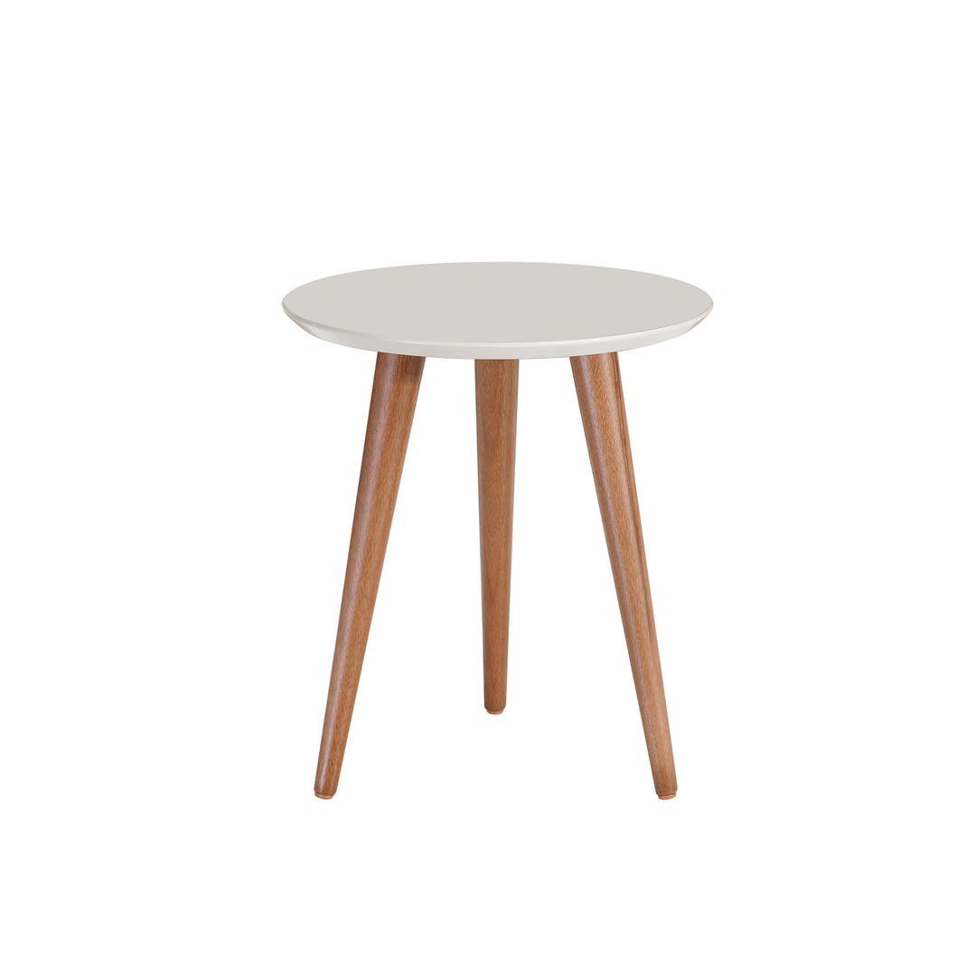 Manhattan Comfort 3- Piece Modern Moore Round End Table